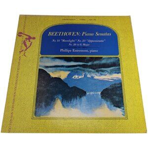 Beethoven Piano Sonatas 14 20 23 LP Philippe Entremont Sine Qua Non SQN 7762